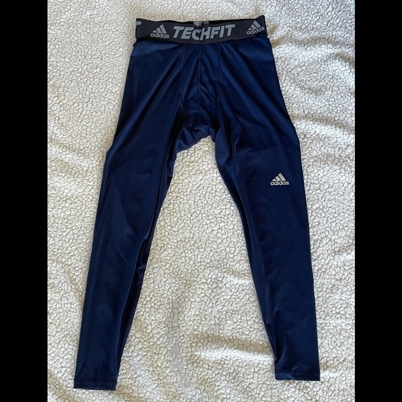 adidas Men's Techfit Long Tights - Picture 2 of 4